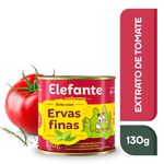 Extrato De Tomate Elefante Ervas Finas 130g