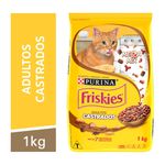 Friskies Ração Seca Gatos Adultos Castrados Mix De Carnes 1kg