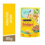 Friskies Ração Úmida Gatos Adultos Atum Ao Molho 85g