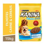 Kanina Ração Seca Cães Filhotes Carne e Cereais 15kg