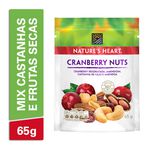 Snack Natures Heart Cranberry Nuts 65g
