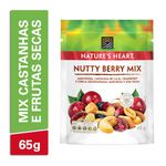 Snack Natures Heart Nutty Berry Mix 65g