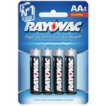 Pilha Rayovac Alcalina Pequena Aa - 4 Unidades