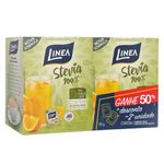 Adoçante Linea Stevia Pó 0,6g Com 50 Envelopes 50% Desconto 2 Unidade