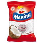 Coco Em Flocos Menina Úmido e Adoçado 100g