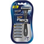 Aparelho De Barbear Bic Flex 3 Hybrid Com 5 Cartuchos