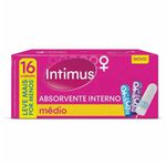 Absorvente Intimus Interno Médio 16 Unidades