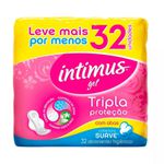 Absorvente Intimus Tripla Proteção Suave Com Abas 32 Unidades