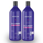 American Desire Blond Way Smoth Perfect Platinum Progressiva Sem Formol Kit - 2 x 1L