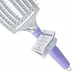 Escova Olivia Garden Fingerbrush Raquete Curvada Grande