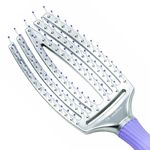 Escova Olivia Garden Fingerbrush Raquete Curvada Média