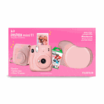 Kit Câmera Instax Mini 11 Com Pack 10 Fotos E Bolsa - Rosa