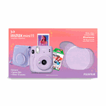 Kit Câmera Instax Mini 11 Com Pack 10 Fotos E Bolsa - Lilás