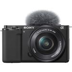 Câmera Sony ZV-E10 com lente de 16-50 mm (preta)