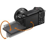 Câmera Sony ZV-E10 com lente de 16-50 mm (preta)