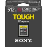 Cartão de memória Sony 512GB CFexpress tipo B TOUGH