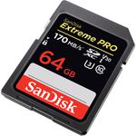 Cartão de memória SanDisk 64GB Extreme PRO UHS-I SDXC