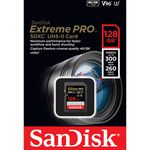 Cartão de memória SanDisk 128GB Extreme PRO UHS-II SDXC