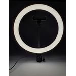 Luz Contínua Ring Light 26 Cm Branca Quente Fria com Tripé