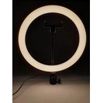 Luz Contínua Ring Light 26 Cm Branca Quente Fria com Tripé