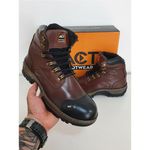 Bota Masculina ACT Guerrilha Couro Legítimo - Castanho