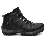 Bota 2459 Couro Legítimo - Preto
