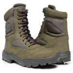 Bota Masculina 3032 Attack Couro Legítimo - Verde Militar