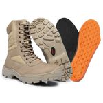 Bota Masculina 3032 Attack Couro Legítimo - Nude