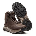 Bota 3073 Couro Legítimo - Marrom Latego