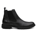 Botina Chelsea 7603 Couro Legítimo - Preto