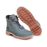 Bota Masculina ACT Second Shift Couro Legítimo - Cinza