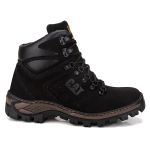 Botina Arizona Masculino Couro Legitimo - Preto