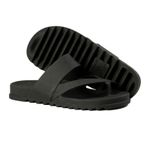 Slide Papete Feminina Confortável Tira Dupla - Preto