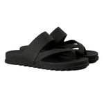 Slide Papete Feminina Confortável Tira Dupla - Preto