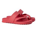 Slide Papete Feminina Confortável Tira Dupla - Rosa