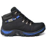 Botina Adventure Masculino Lona Solado Costurado - Azul