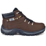 Botina Adventure Masculino Lona Solado Costurado - Marrom
