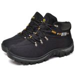 Botina Adventure Masculino Lona Solado Costurado - Preto