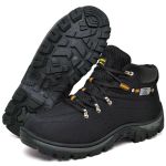Botina Adventure Masculino Lona Solado Costurado - Preto