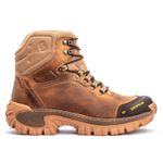 Bota Masculina Macia Couro Legítimo Premium Nl412- Marrom