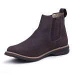 Bota Chelsea Crazy Horse - Café