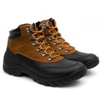 Bota 3002 - Camel/Preto