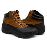 Bota 3002 - Camel/Preto