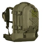 Mochila Duster Preta Tática Aventura 50 L