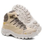 Coturno Boots Adventure Via Livre Kansas Cor Offwhite