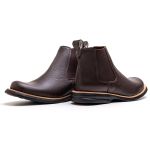 Botina Masculina Conforto Couro Floater Chocolate - Silverado Botas