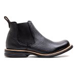 Botina Masculina Conforto Couro Floater Preto - Silverado Botas