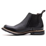 Botina Masculina Conforto Couro Floater Preto - Silverado Botas
