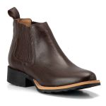 Botina Masculina Couro Floater Chocolate - Silverado Botas