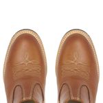 Botina Feminina Conforto Couro Floater Conhaque - Silverado Botas